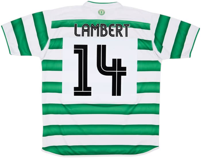 2003-04 Celtic Home Shirt Lambert #14 - 7/10 - (L)