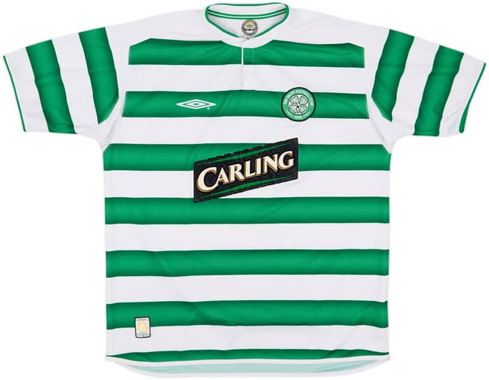 2003-04 Celtic Home Shirt Lambert #14 - 7/10 - (L)