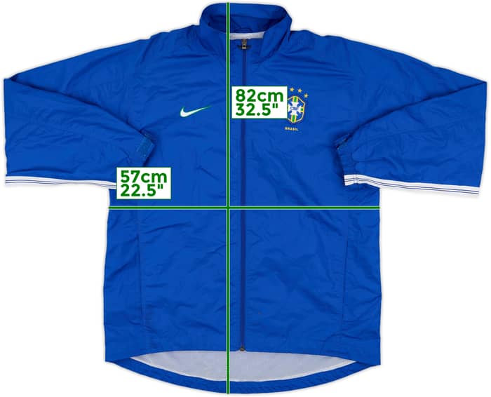 1998-00 Brazil Nike Track Jacket - 8/10 - (M)