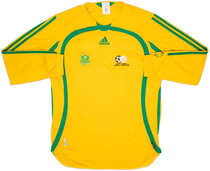 2006-09 South Africa Home L/S Shirt - 7/10 - (L)