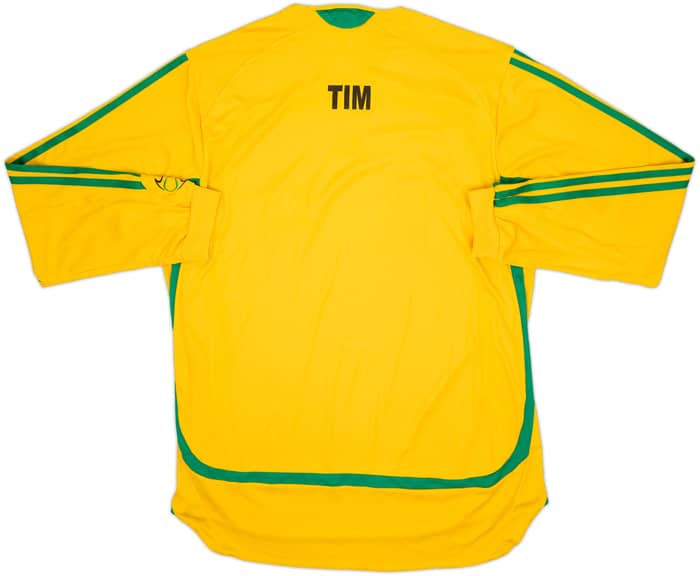 2006-09 South Africa Home L/S Shirt - 7/10 - (L)