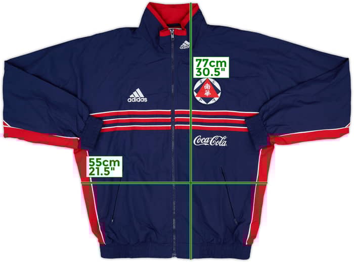 1998-99 South China adidas Track Jacket - 8/10 - (L)