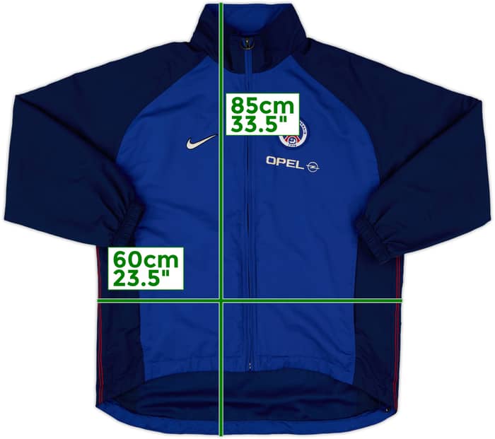 1998-99 Paris Saint-Germain Player Issue Nike Track Jacket - 8/10 - (S)