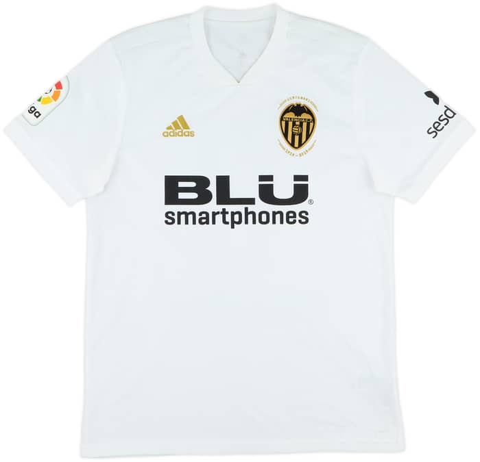 2018-19 Valencia Centenary Home Shirt C.Soler #8 - 7/10 - (M)