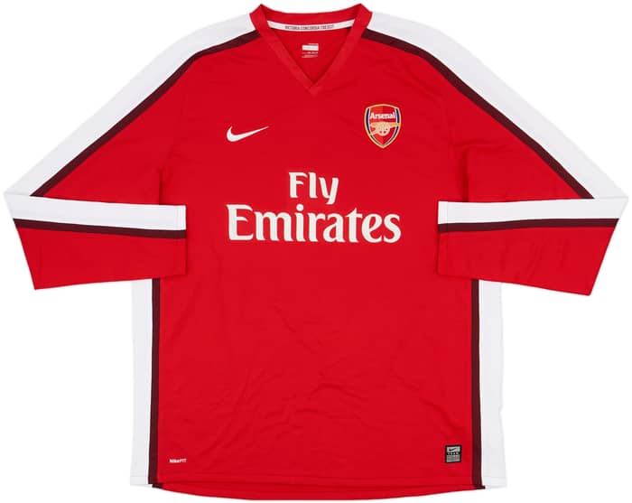 2008-10 Arsenal Home L/S Shirt Fabregas #4 - 6/10 - (XXL)