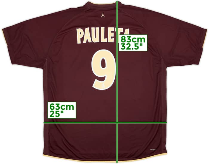 2006-07 Paris Saint-Germain Away Shirt Pauleta #9 - 8/10 - (XXL)