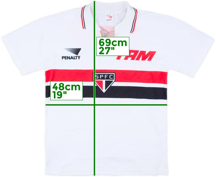 1992 Sao Paulo Home Shirt #10 - 8/10 - (M)