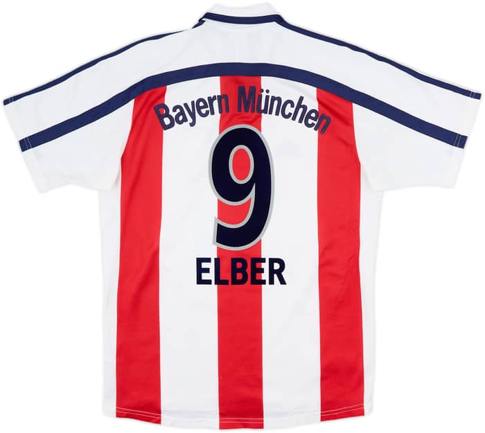 2000-01 Bayern Munich Away Shirt Elber #9 - 8/10 - (S)