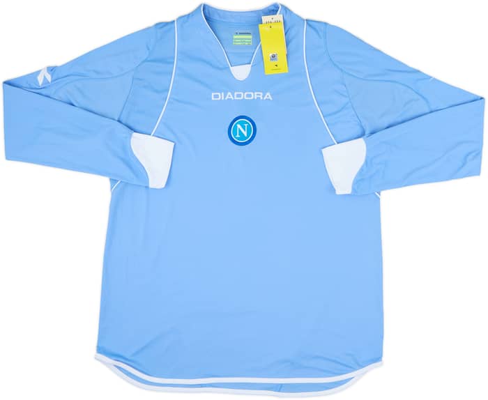 2007-08 Napoli Home L/S Shirt (L)