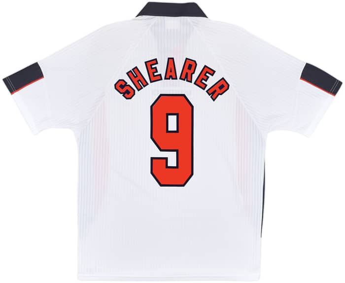 1997-99 England Home Shirt Shearer #9 - 8/10 - (L)