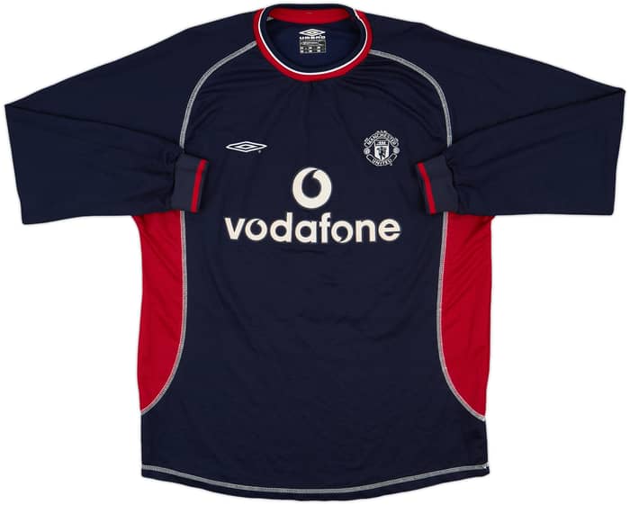 2000-01 Manchester United Third L/S Shirt Beckham #7 - 10/10 - (L)