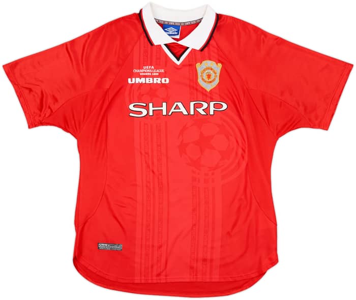 1999-00 Manchester United 'CL Winners' Shirt Beckham #7 - 10/10 - (XL)