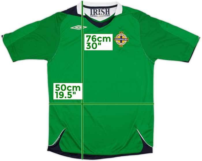 2006-08 Northern Ireland Home Shirt - 7/10 - (M)