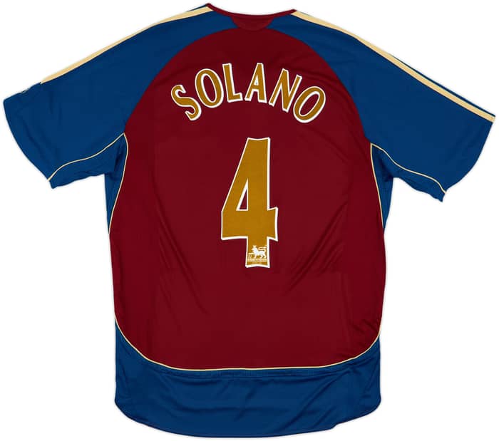 2006-07 Newcastle Away Shirt Solano #4 - 7/10 - (L)