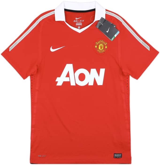 2010-11 Manchester United Authentic Home Shirt Rooney #10 (M)