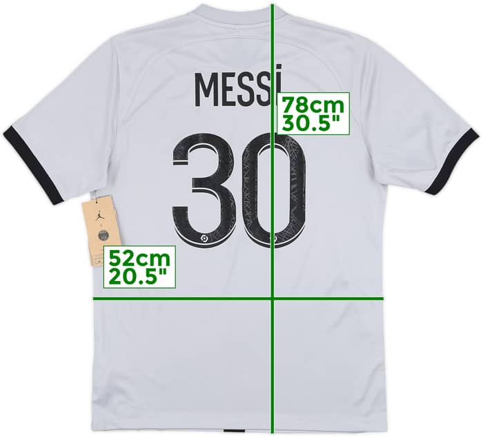 2022-23 Paris Saint-Germain Away Shirt Messi #30 (M)