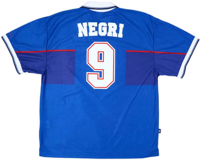 1997-99 Rangers Home Shirt Negri #9 - 9/10 - (XXL)