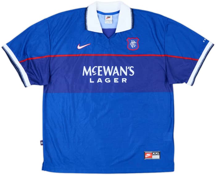1997-99 Rangers Home Shirt Negri #9 - 9/10 - (XXL)