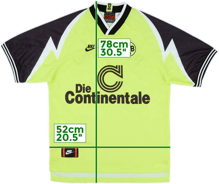 1995-96 Borussia Dortmund Home Shirt - 9/10 - (M)