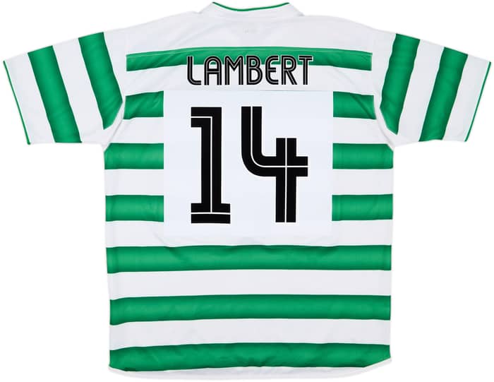 2003-04 Celtic Home Shirt Lambert #14 - 7/10 - (XL)