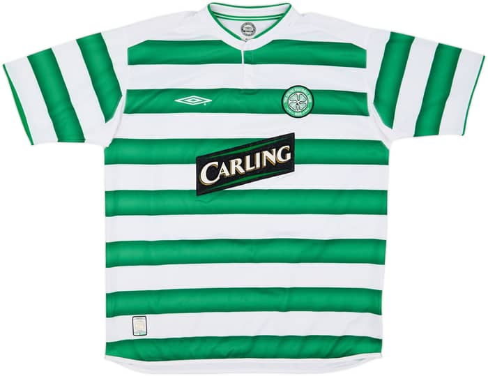 2003-04 Celtic Home Shirt Lambert #14 - 7/10 - (XL)