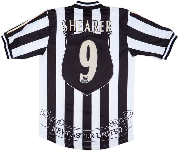 1997-99 Newcastle Home Shirt Shearer #9 - 8/10 - (S)
