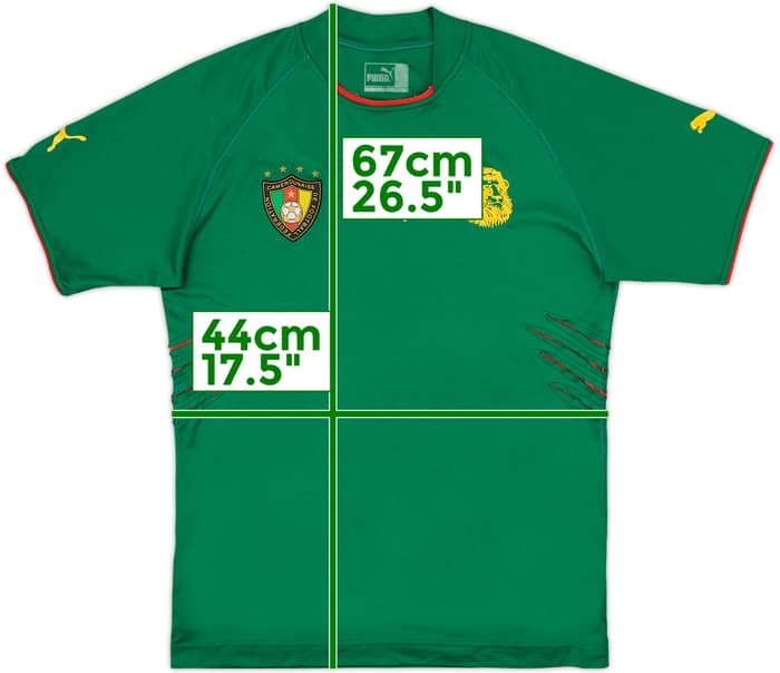 2004-06 Cameroon Home Shirt - 8/10 - (M)
