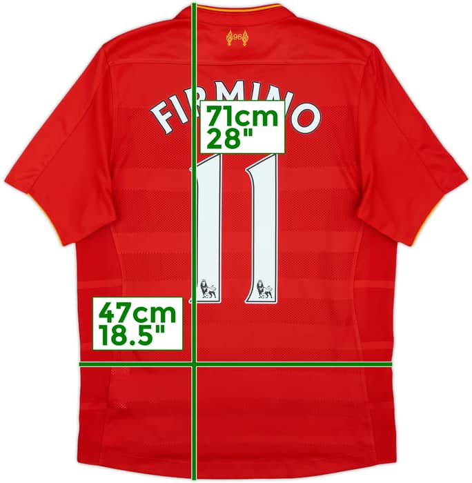 2016-17 Liverpool Home Shirt Firmino #11 - 8/10 - (S)