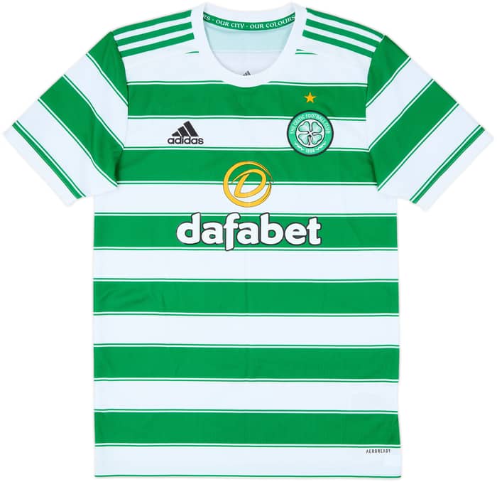 2021-22 Celtic Home Shirt - 10/10 - (S)