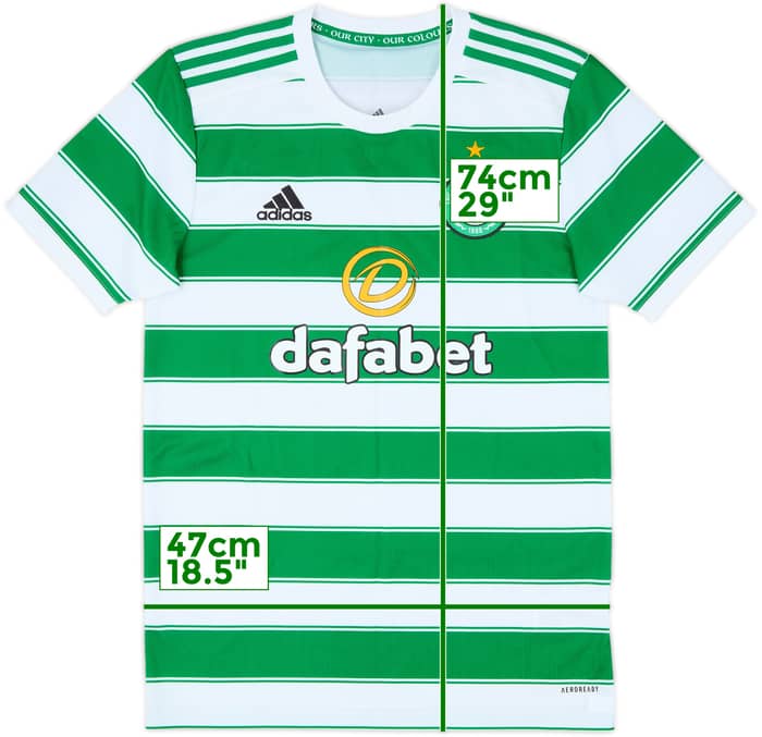 2021-22 Celtic Home Shirt - 10/10 - (S)