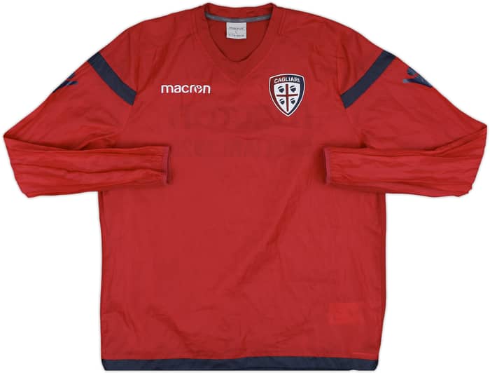 2013-14 Cagliari Macron Windbreaker - 8/10 - (L)