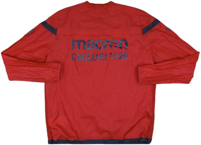 2013-14 Cagliari Macron Windbreaker - 8/10 - (L)