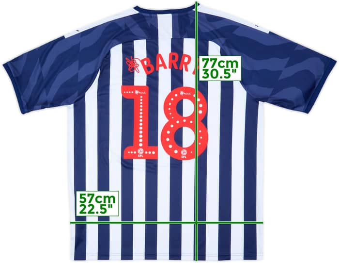 2019-20 West Brom Home Shirt Barry #18 - 10/10 - (XXL)