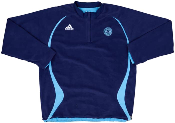 2005-06 Denmark adidas Reversible 1/2 Zip Track Jacket - 6/10 - (XL)