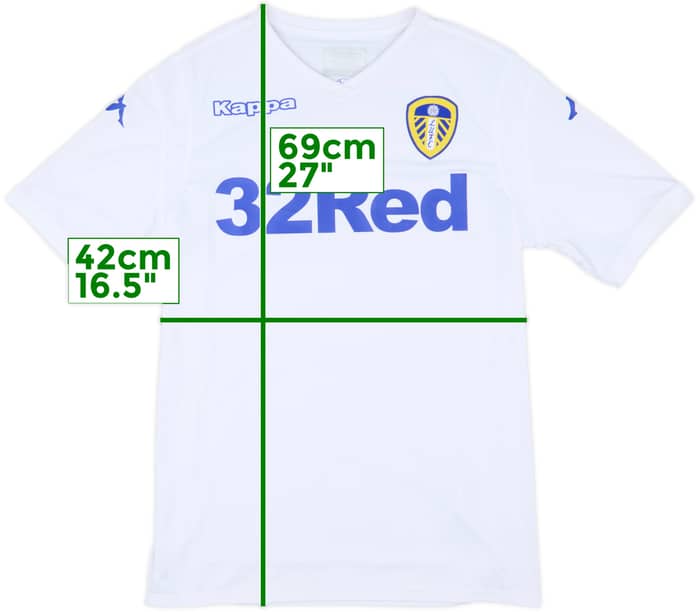 2018-19 Leeds United Home Shirt - 7/10 - (XS)