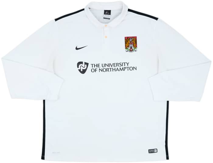 2016-17 Northampton Away L/S Shirt - 6/10 - (XXL)