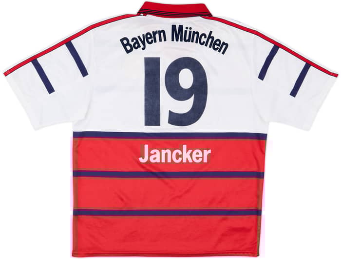1998-00 Bayern Munich Away Shirt Jancker #19 - 8/10 - (L)