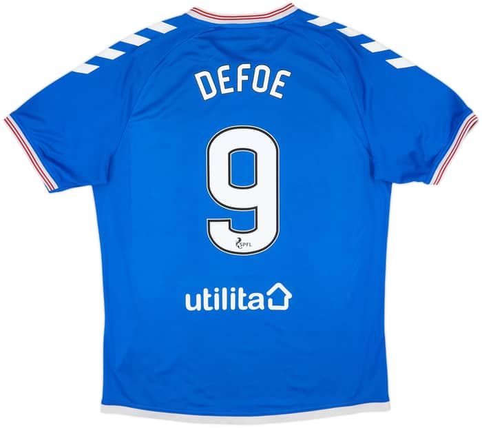 2019-20 Rangers Home Shirt Defoe #9 - 6/10 - (M)