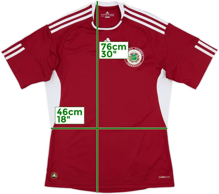 2010-12 Latvia Home Shirt - 7/10 - (M)