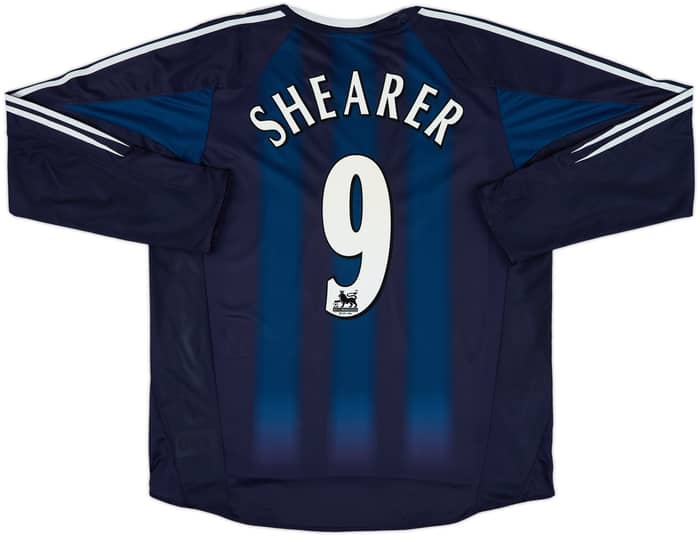 2004-05 Newcastle Away L/S Shirt Shearer #9 - 9/10 - (XL)