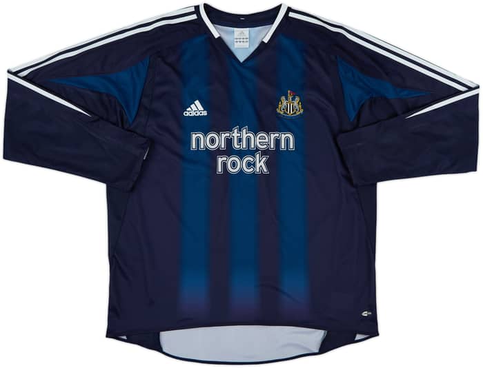 2004-05 Newcastle Away L/S Shirt Shearer #9 - 9/10 - (XL)