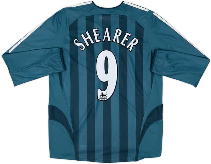2005-06 Newcastle Away L/S Shirt Shearer #9 - 9/10 - (L)