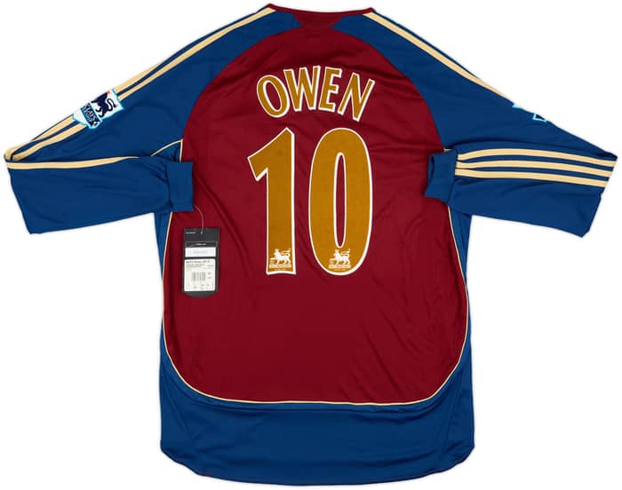 2006-07 Newcastle Player Issue Away L/S Shirt Owen #10 (L)