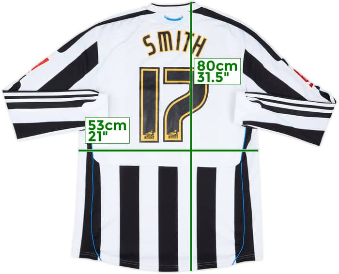 2009-10 Newcastle Home L/S Shirt Smith #17 - 8/10 - (L)