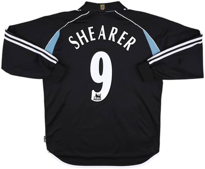 2000-01 Newcastle Away L/S Shirt Shearer #9 (L)