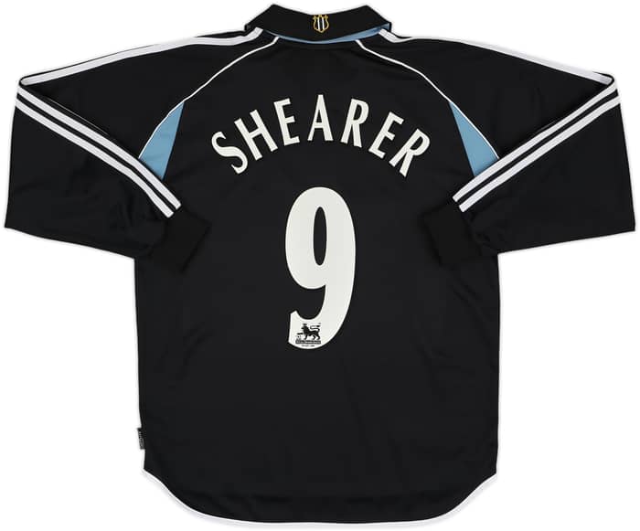 2000-01 Newcastle Away L/S Shirt Shearer #9 - 10/10 - (M)