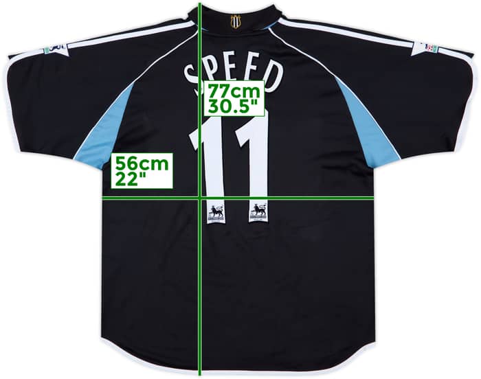 2000-01 Newcastle Away Shirt Speed #11 - 10/10 - (XL)