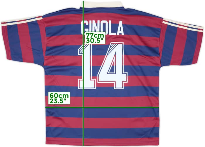 1995-96 Newcastle Away Shirt Ginola #14 (XL)