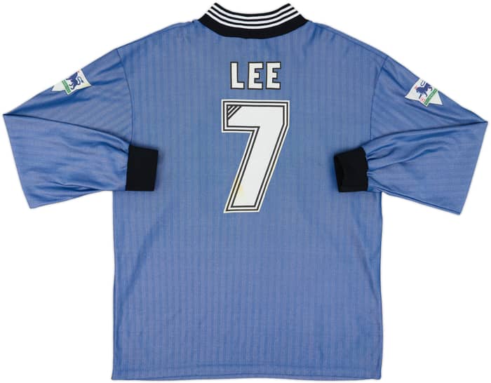 1996-97 Newcastle Away L/S Shirt Lee #7 - 8/10 - (XL)