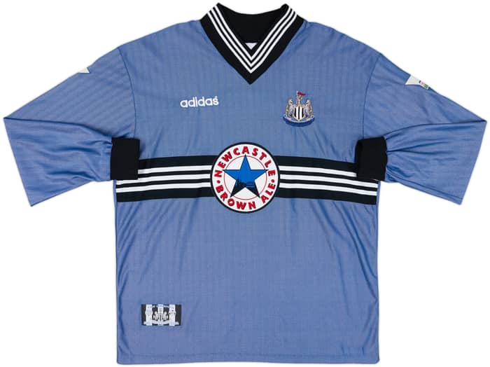 1996-97 Newcastle Away L/S Shirt Lee #7 - 8/10 - (XL)